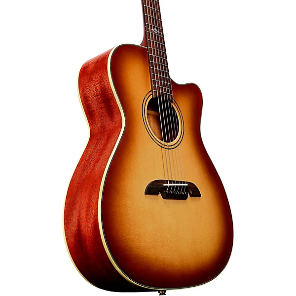 MF60CE Folk OM Acoustic Electric Guitar Shadow Burst