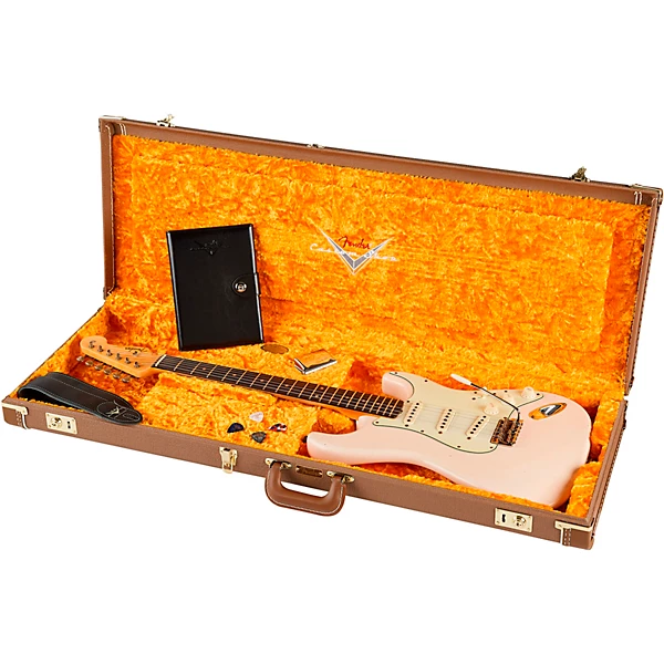 Fender Custom Shop Limited Edition '60 Stratocaster Journeyman Relic Rosewood Fingerboard Electric Guitar Super Faded Aged Shell Pink