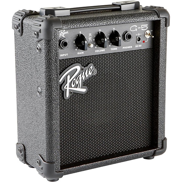 Rogue G5 5W Battery Powered Guitar Combo Amp Level 1 Black 430833004001000.gc