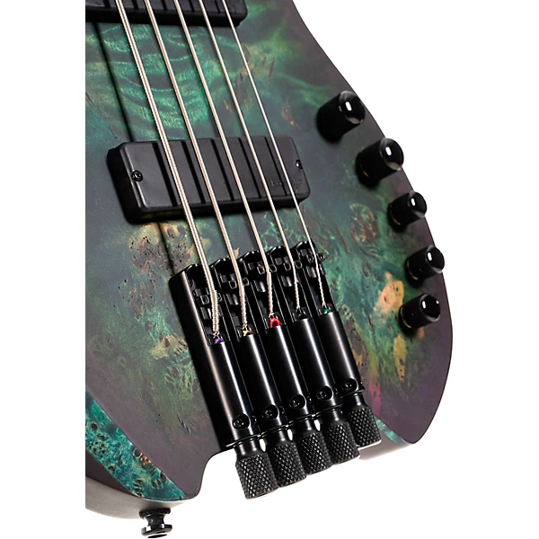Space 5 Headless 5 String Electric Bass Star Dust Green