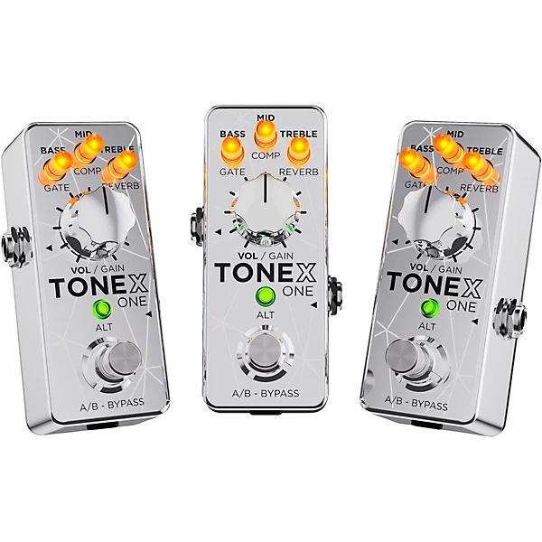 TONEX ONE Limited Edition Joe Satriani Collection Modeling Amp Distortion Effects Pedal Silver
