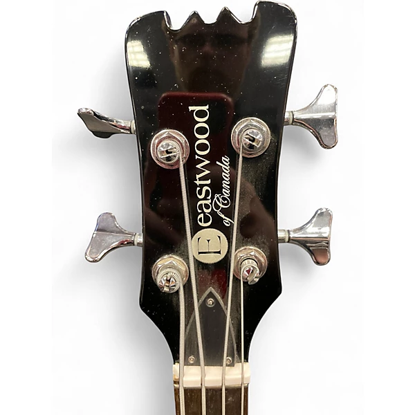 Eastwood Used Eastwood Black Widow Black Electric Bass Guitar