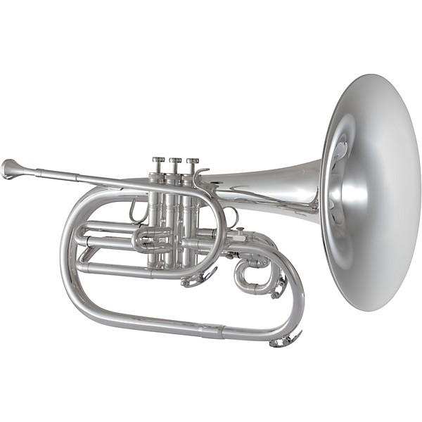 KMH611 Ultimate Series F Marching French Horn Silver plated