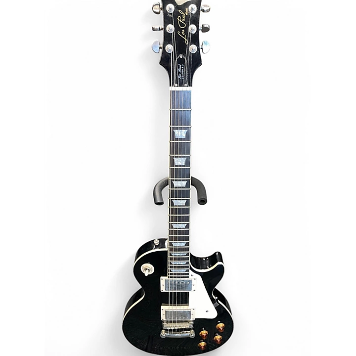 Epiphone Used Epiphone Les Paul Standard Ebony Solid Body Electric Guitar