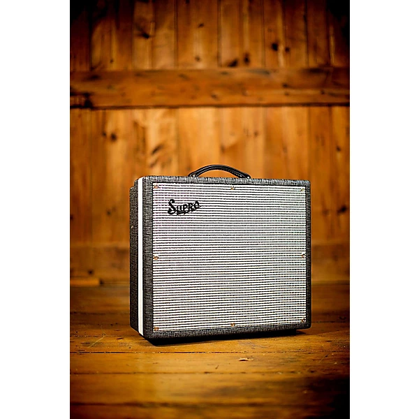 Open Box Supro 1695T Black Magick 25W 1x12 Tube Guitar Combo Amp Level 1