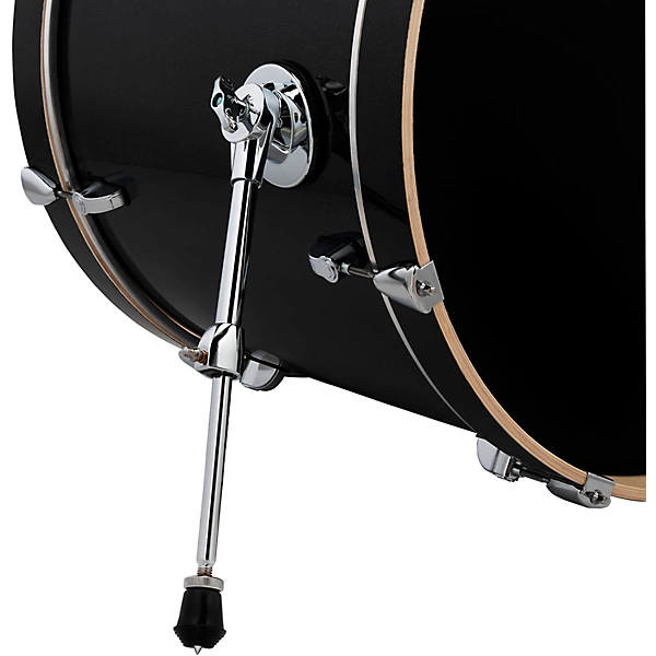 Mainstage 5 Piece Complete Drum Set With 22 Bass Drum and Paiste Cymbals Black Sparkle