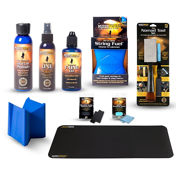 Complete 9 Piece Premium Guitar Care Kit