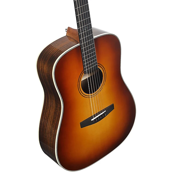 Alvarez LD70e Herringbone Laureate Series Dreadnought Acoustic Electric Guitar Sunset
