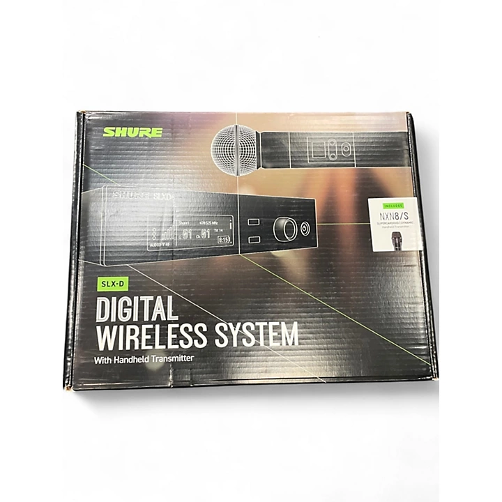Shure Used Shure SLX D NXN8 S J52 Band 558 616 MHz Handheld Wireless System.gc