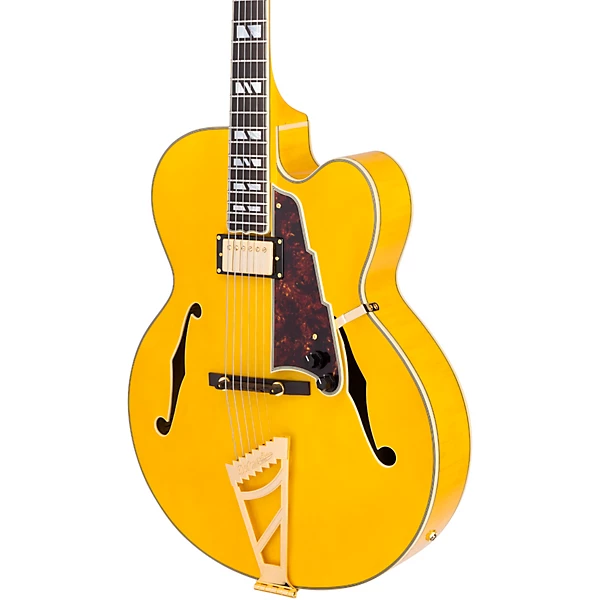 Excel EXL 1 Hollowbody Electric Guitar w Seymour Duncan 59 Humbucker Amber