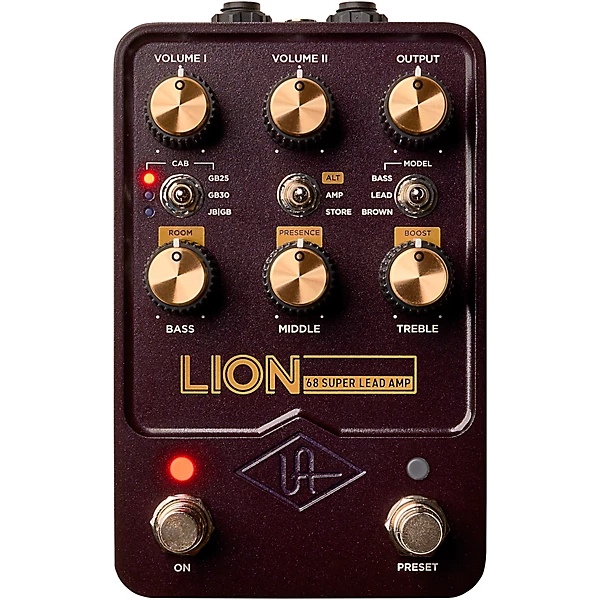 Lion 68 Super Lead Amp Effects Pedal Purple