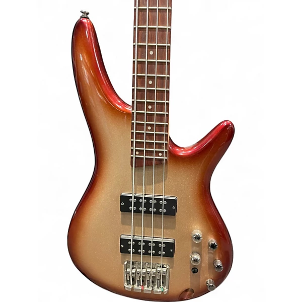 Used Ibanez SR300E Brown Sunburst Electric Bass Guitar