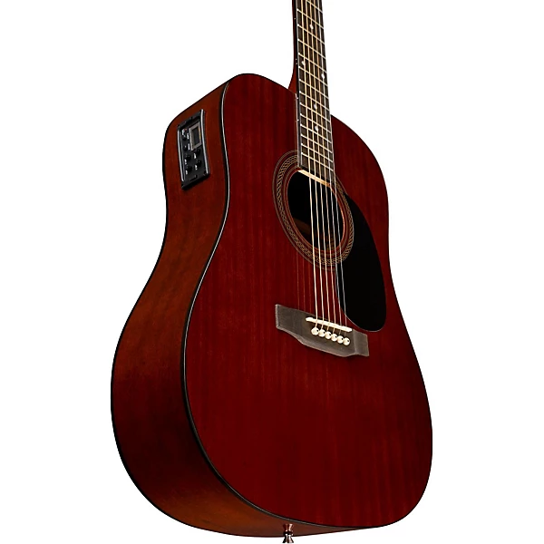 Rogue RA 090 Dreadnought Acoustic Electric Guitar Mahogany Natural