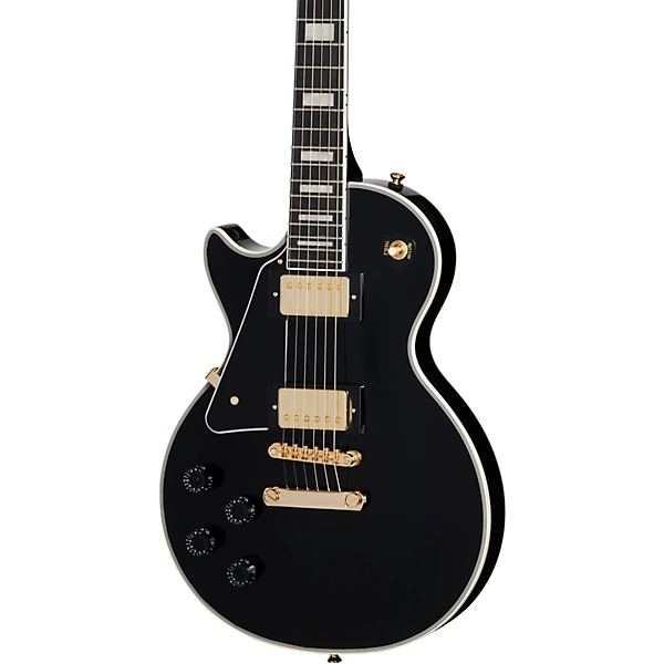 Epiphone Les Paul Custom Left Handed Electric Guitar Ebony