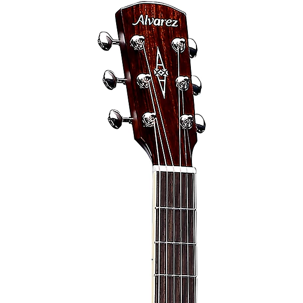 Alvarez MF60 Herringbone Folk OM Acoustic Guitar Natural