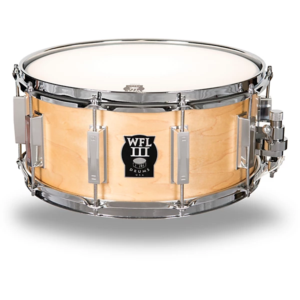Classic Wood Maple Snare Drum with Chrome Hardware