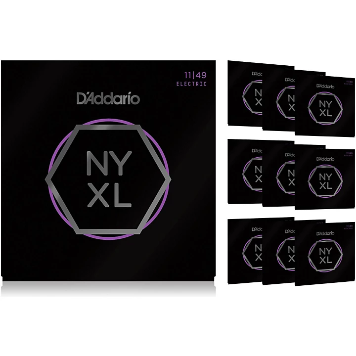 NYXL1149 Medium 10 Pack Electric Guitar Strings