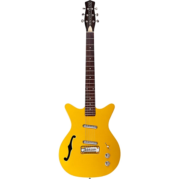 FIFTY NINER Semi Hollow Electric Gutiar Gold Top