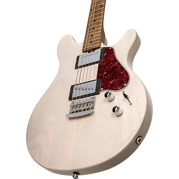 Sterling by Music Man James Valentine Signature Series 6 String Electric Guitar Level 2 Transparent Buttermilk