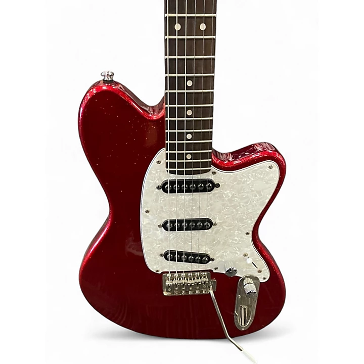 Ibanez Used Ibanez TM330P RSP TALMAN RED SPARKLE Solid Body Electric Guitar.gc