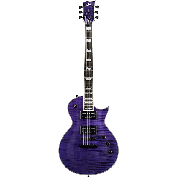 LTD EC 1000FM Electric Guitar See Thru Purple