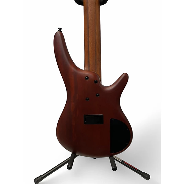 Ibanez Used Ibanez SR505 5 String Left Handed Natural Electric Bass Guitar.gc