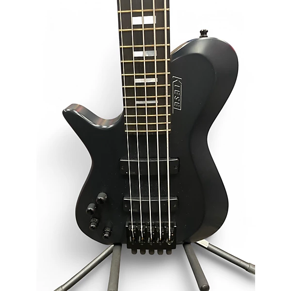 Kiesel Used Kiesel Zeus 5 String LH Black Electric Bass Guitar.gc