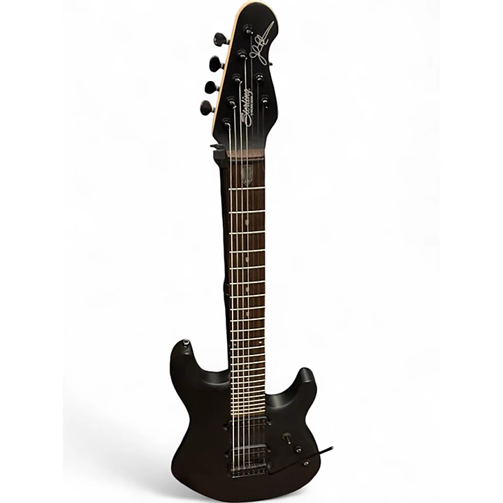 Used Sterling by Music Man JP70 John Petrucci Signature Stealth Black Solid Body Electric Guitar