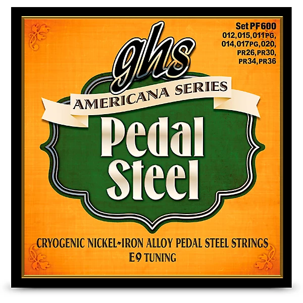 Americana Pedal Steel Strings E9 Tuning