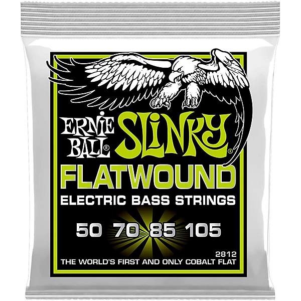 2812 Regular Slinky Flatwound Bass Strings