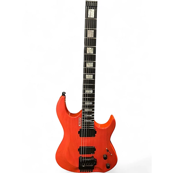 Kiesel Used Kiesel Osiris 6 Trans Pearl Pink Solid Body Electric Guitar.gc