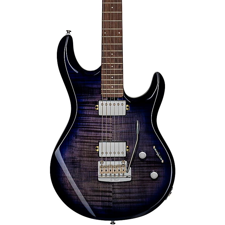 Luke Flame Maple Top Electric Guitar Blueberry Burst
