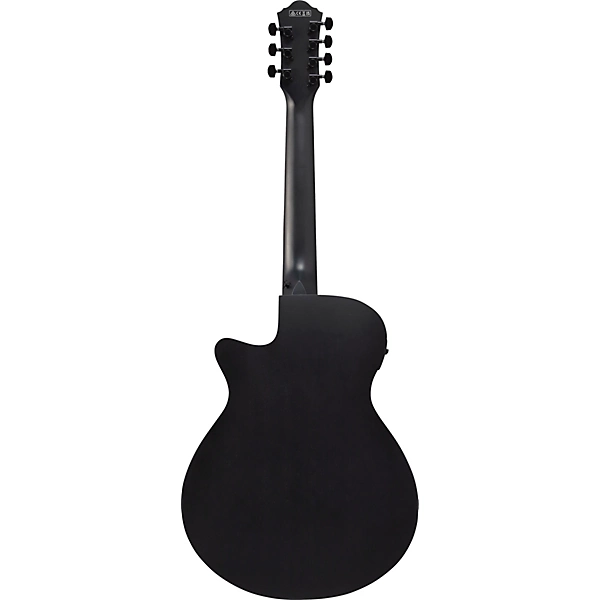 Ibanez AEG721 7 String Grand Concert Acoustic Electric Guitar Blackout Flat