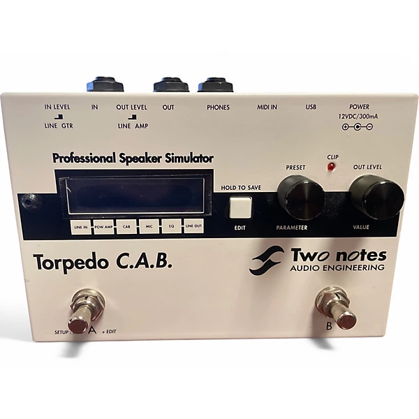 Used Two Notes AUDIO ENGINEERING Torpedo C.A.B. Effect Pedal