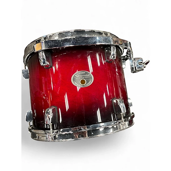 TAMA Used TAMA 5 Piece Silverstar Red to Black Fade Drum Kit.gc