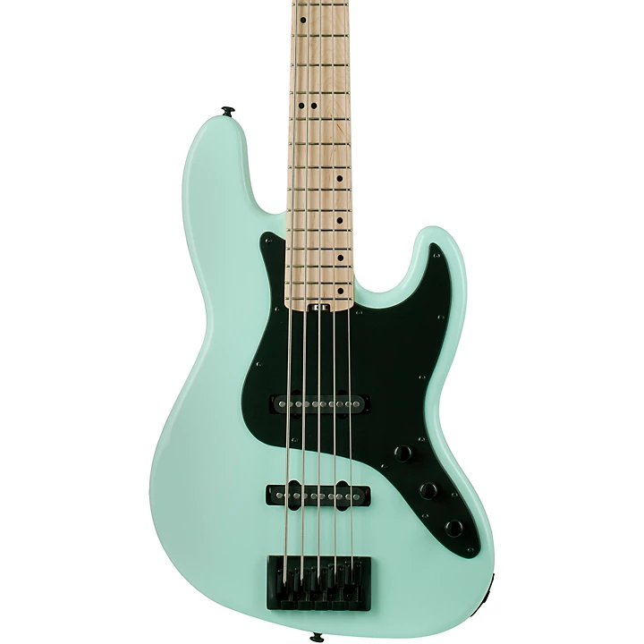 J 5 Maple Fingerboard 5 String Bass Sea Foam Green