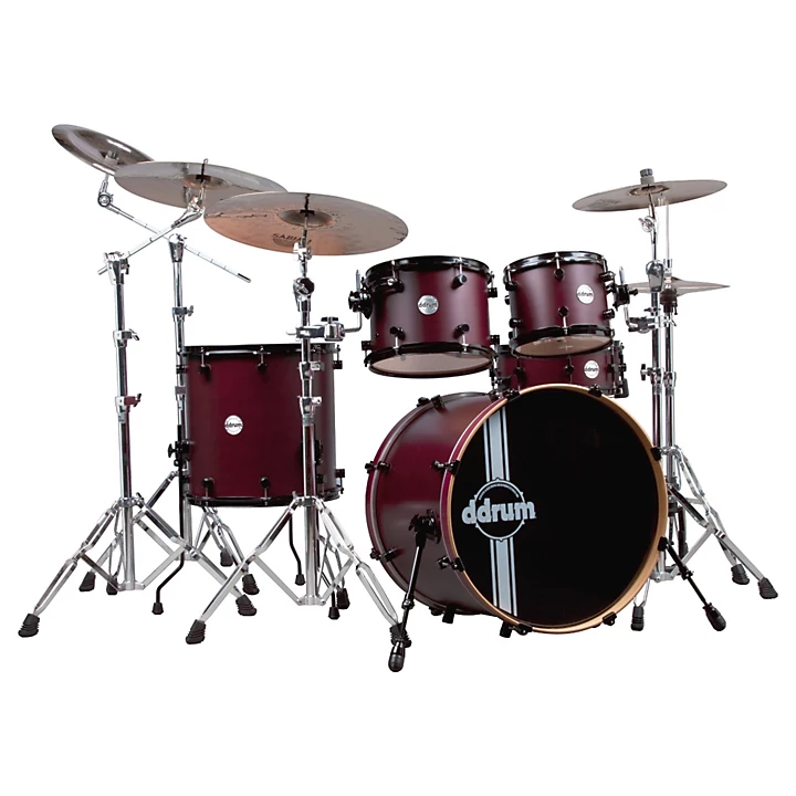 Open Box ddrum Reflex RSL 5 Piece Shell Pack Level 1 Wine Red