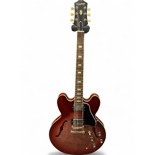Epiphone Used Epiphone ES 335 FIGURED RASPBERRY BURST Hollow Body Electric Guitar