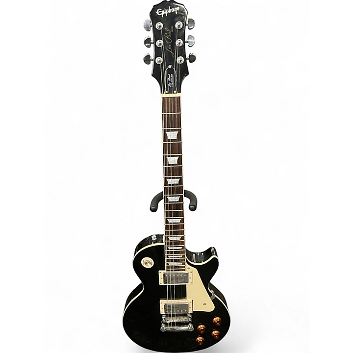 Epiphone Used Epiphone Les Paul Standard BLACK Solid Body Electric Guitar