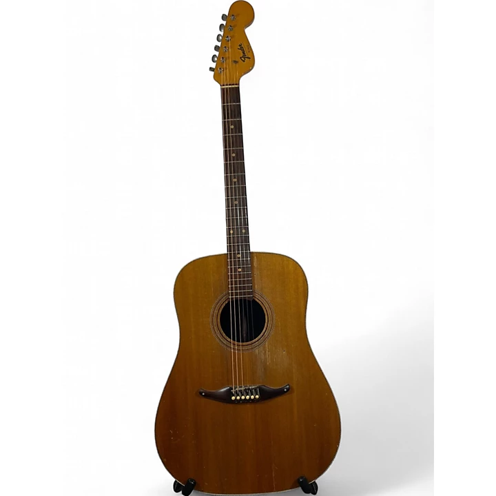 Vintage 1960s Fender King Natural Acoustic Guitar