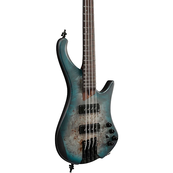 Ibanez EHB1500 4 String Ergonomic Headless Bass Cosmic Blue Starburst Flat
