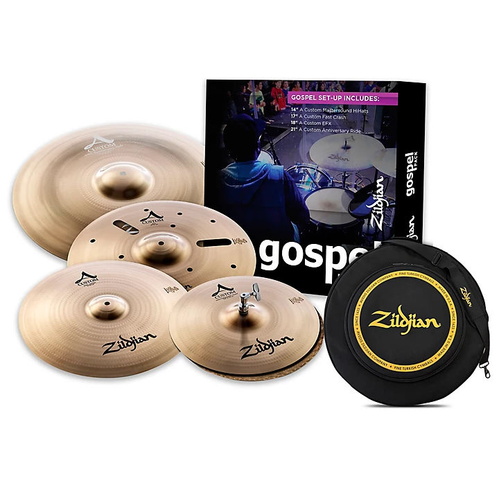 A Custom Series Cymbal Pack Gospel With Free Bag