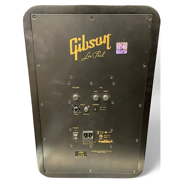 Gibson Used 2015 Gibson Limited Edition LP8 Studio Monitor Pair Powered Monitor.gc