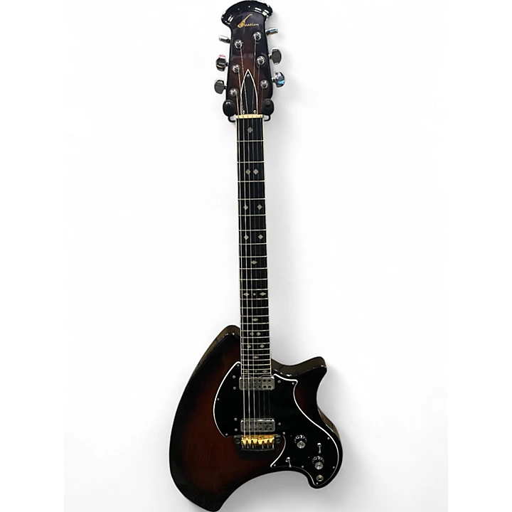 Vintage 1970s Ovation DEACON Honey Burst Solid Body Electric Guitar