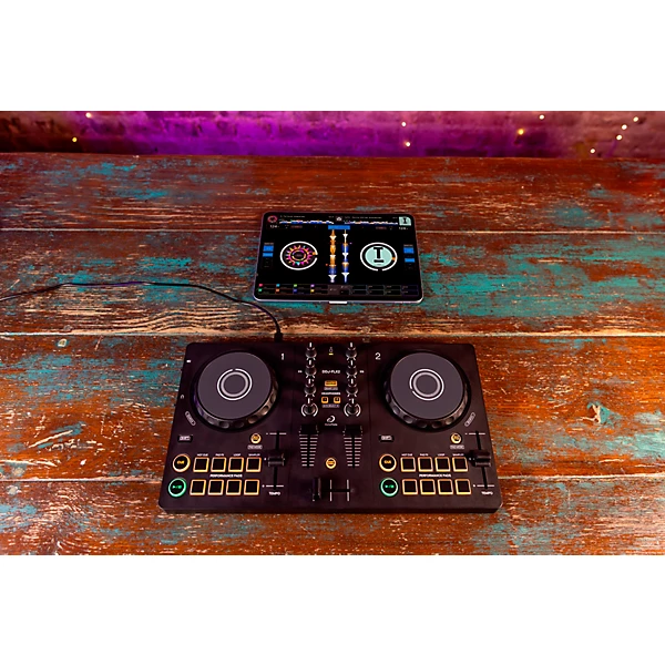 DDJ FLX2 Entry Level DJ Controller for rekordbox and Serato Black