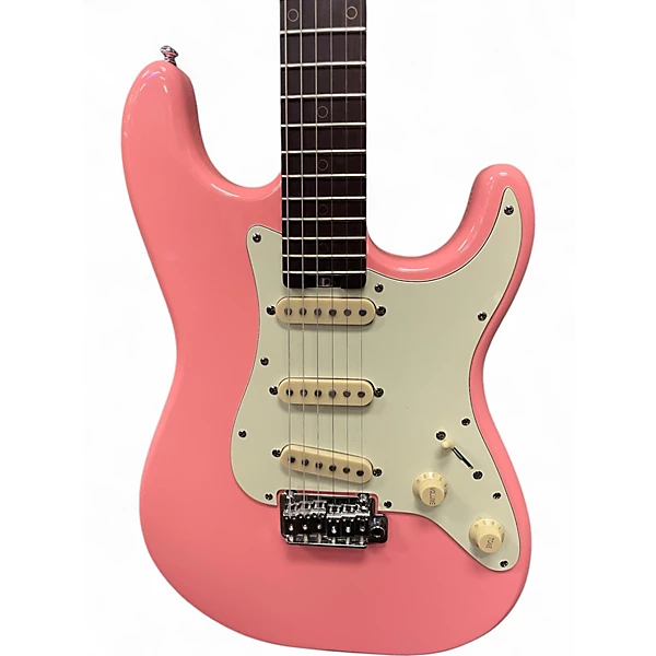 Used Schecter Guitar Research NIC JOHNSON TRADITIONAL CORAL Solid Body Electric Guitar