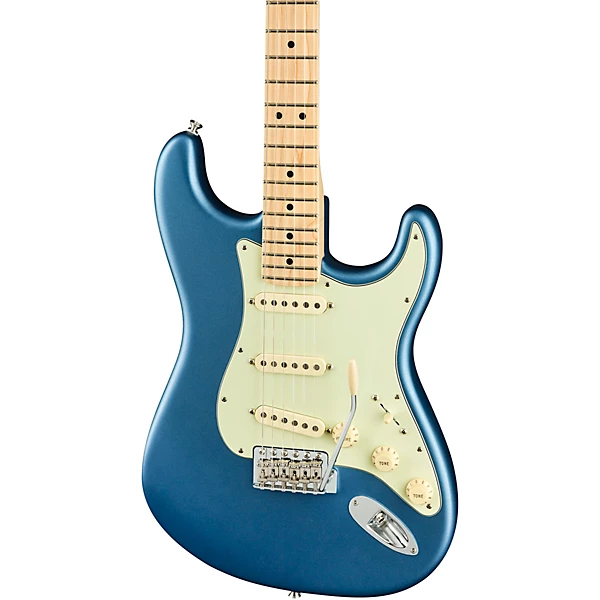 Fender American Performer Stratocaster Maple Fingerboard Electric Guitar Satin Lake Placid Blue