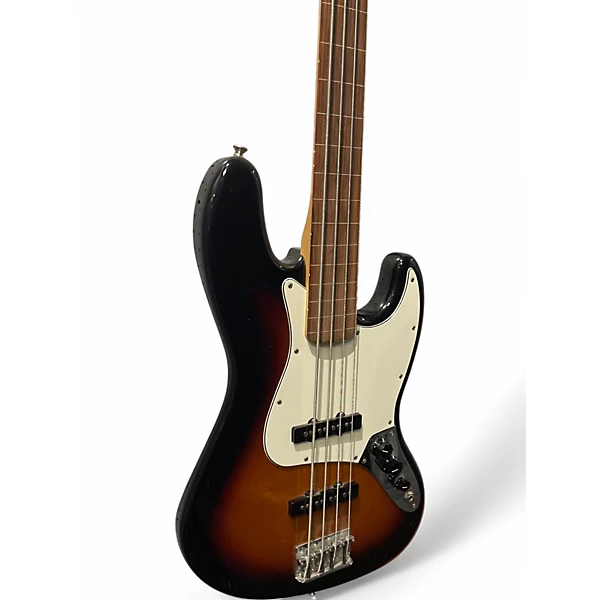 Used Fender PLAYERS JAZZ BASS SUNBURST Electric Bass Guitar