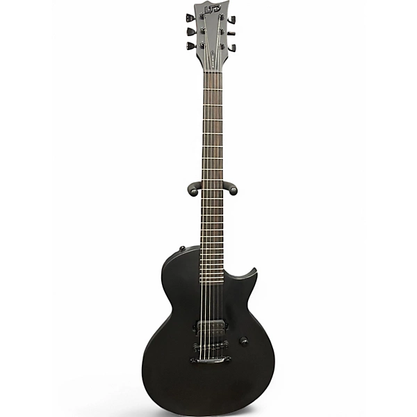 Used ESP LTD EC BLACK METAL Black Solid Body Electric Guitar