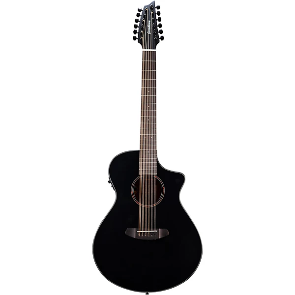 Breedlove Discovery S CE European Spruce 12 String Concert Acoustic Electric Guitar Black